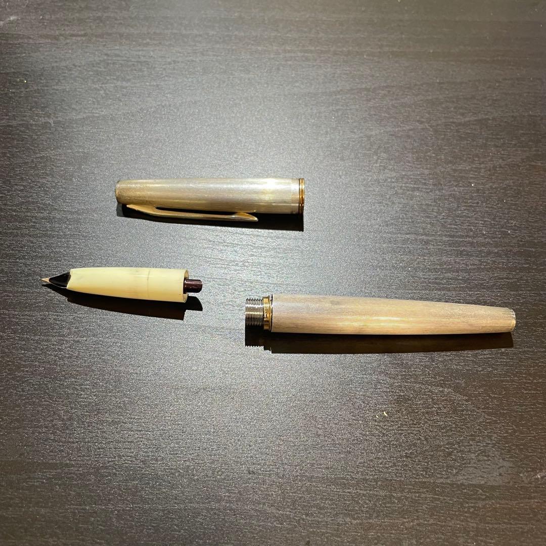 セーラー SAILOR シルバー 刻印 ペン先18K 万年筆