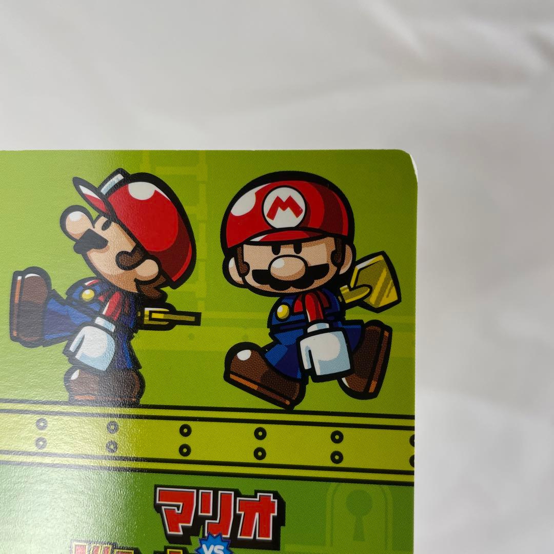 非売品 レア　マリオvsドンキーコング カードe とびおりちゅうい