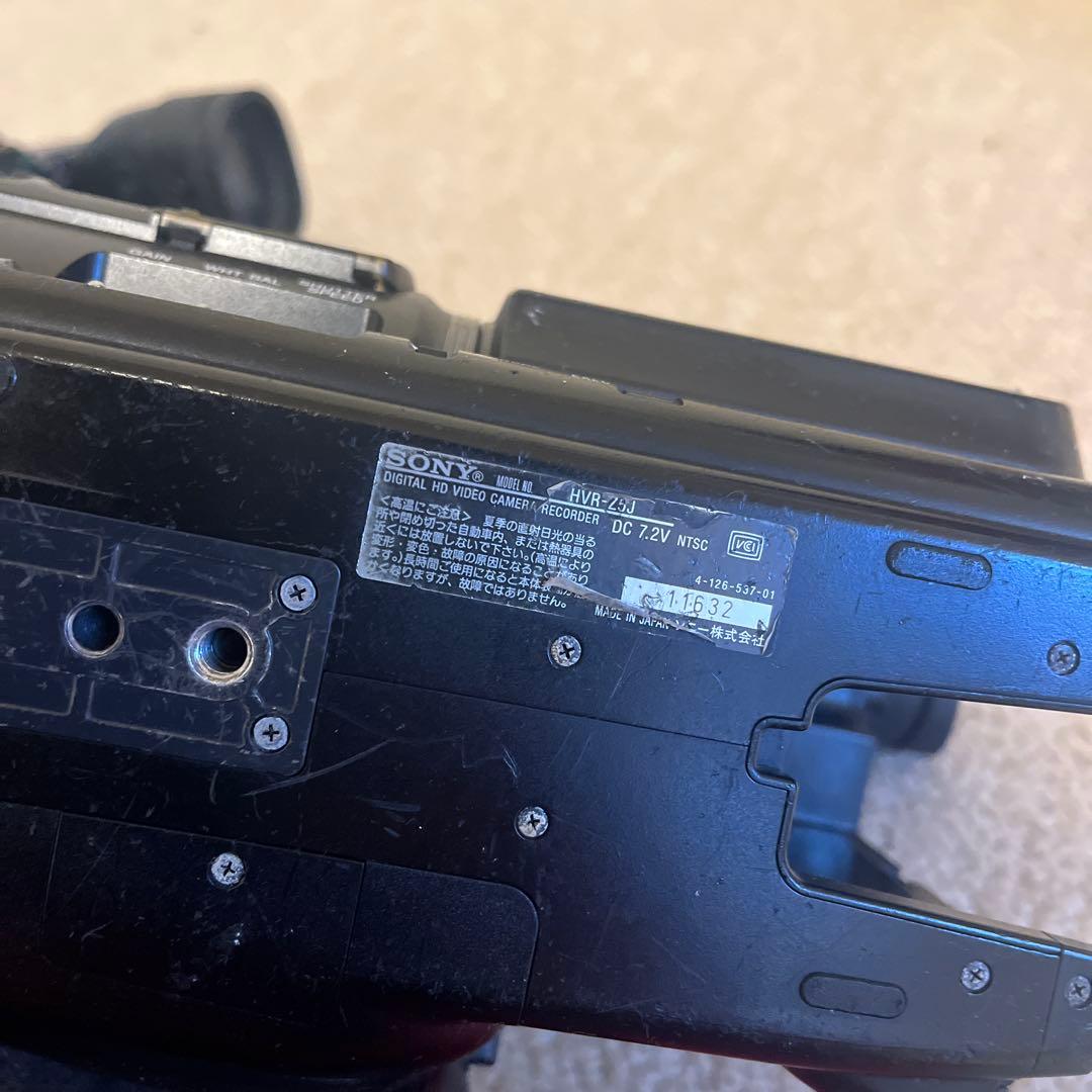 Sony HVRZ5J業務用ビデオカメラ本体2台ワイコン電池バッグオマケ付