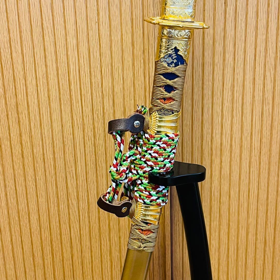 【希少】高級模造刀 太刀 陣太刀 刀袋・刀掛台付き