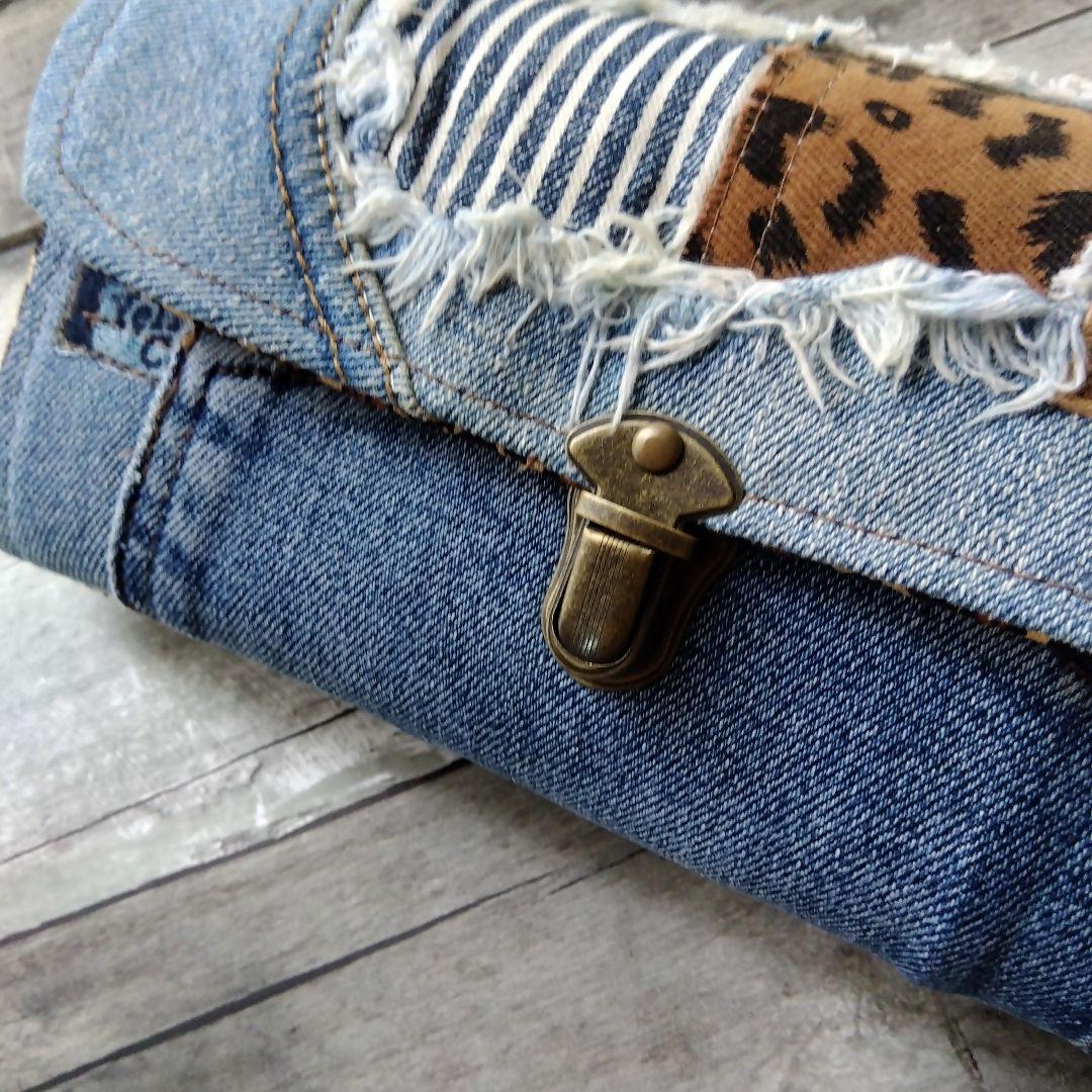 デニムリメイク長財布　momo0514…さま専用