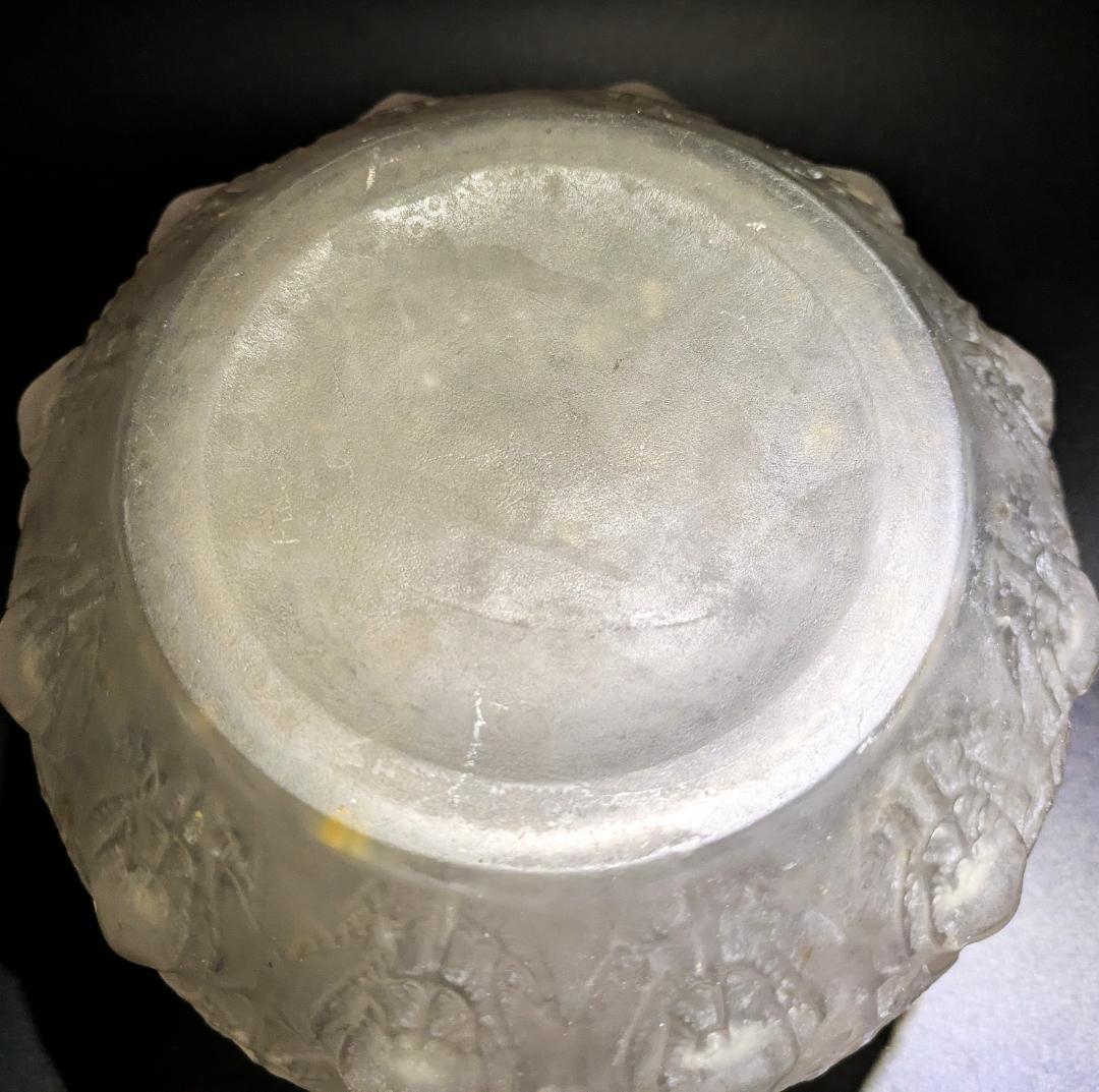 貴重な初期作品☆本人☆ルネ・ラリック フジェール アンティーク 花瓶 1913