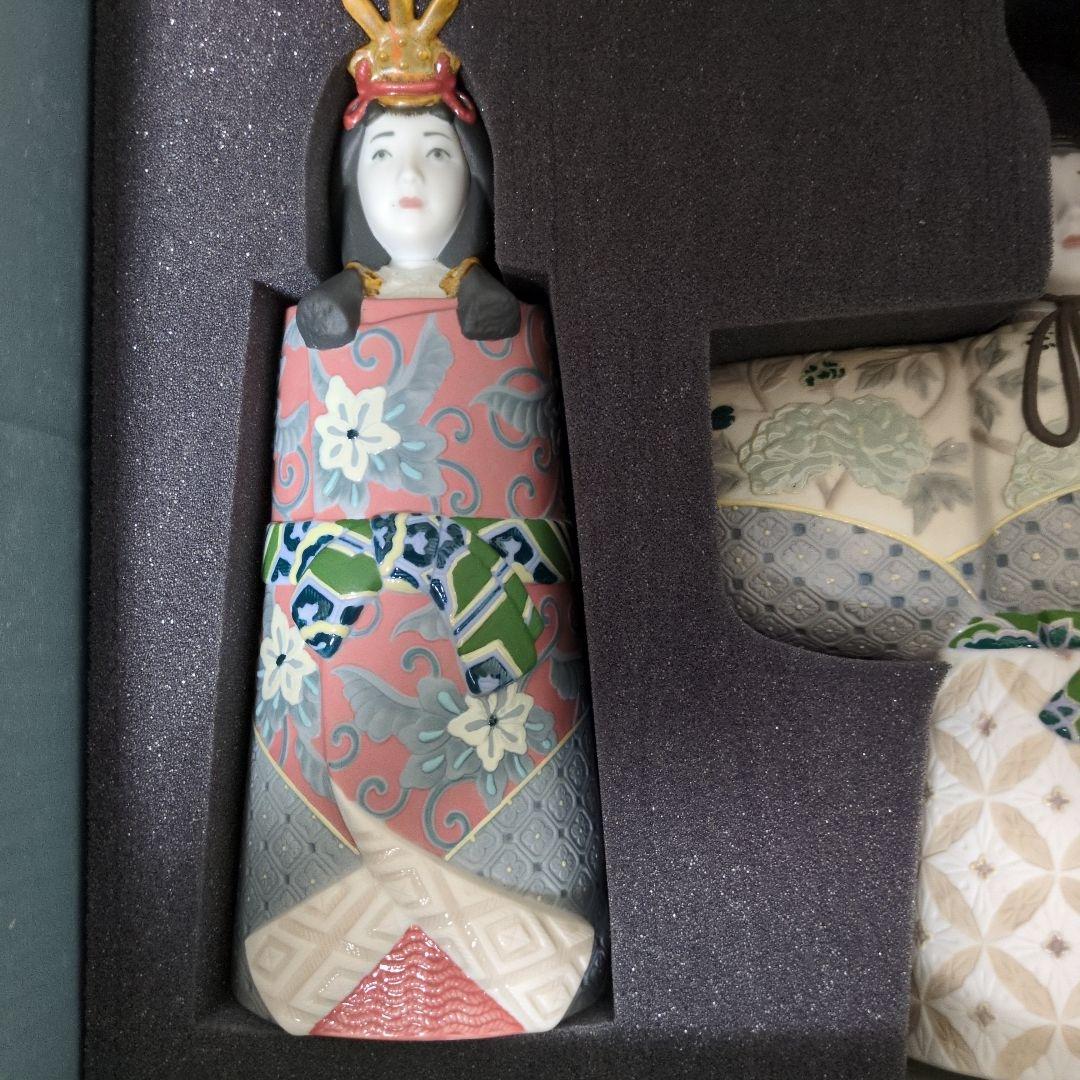 （美品）Lladro リヤドロ 「立雛」フィギュリン 雛人形 箱付