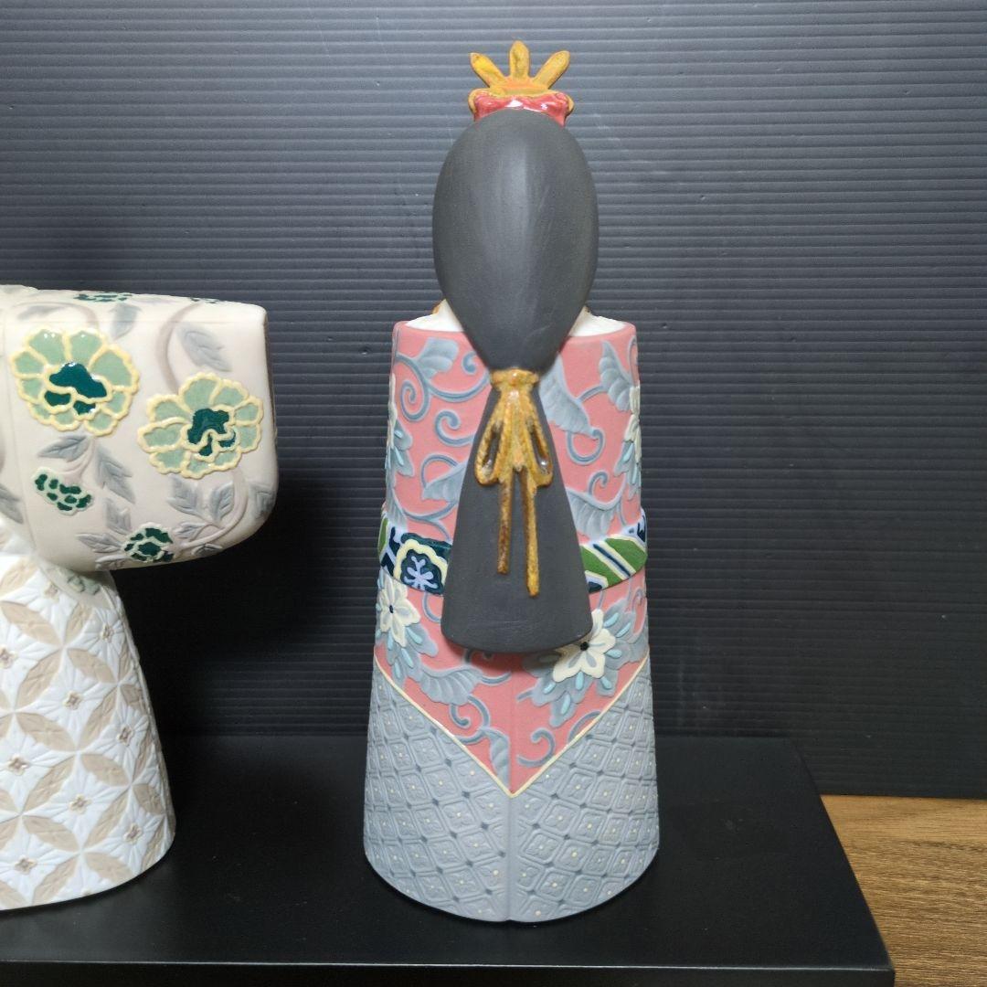 （美品）Lladro リヤドロ 「立雛」フィギュリン 雛人形 箱付