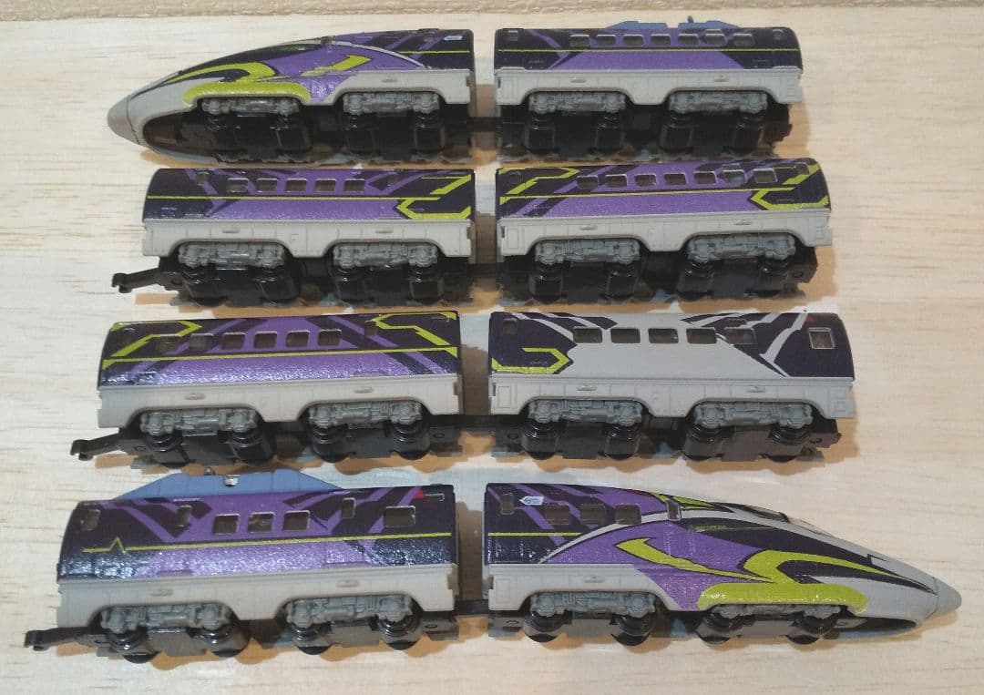 8両フル編成 500系 エヴァンゲリオン 新幹線 Bトレインショーティー