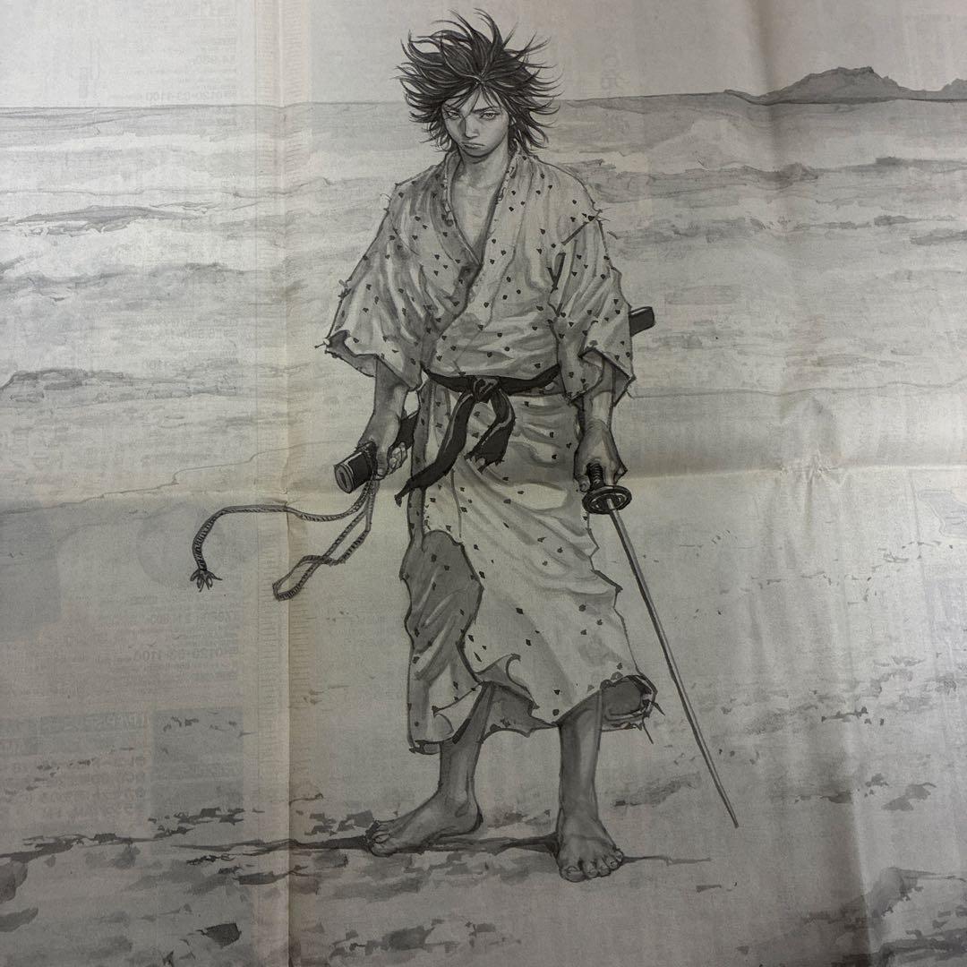 井上雄彦 最後のマンガ展 バガボンド 朝日新聞広告 - メルカリ