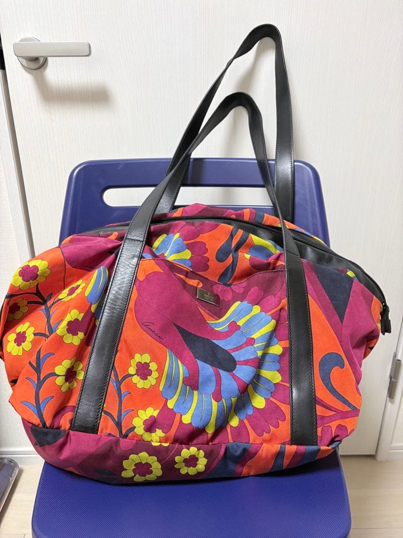 GUCCI ペット用トートバック 花柄ナイロンバッグ GUCCI ペット用トートバック 花柄ナイロンバッグ - メルカリ