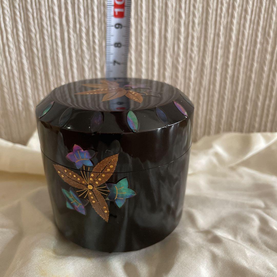 棗☆輪島塗☆笹りんどう☆一后一兆☆茶道具 Kogire-kai 96th