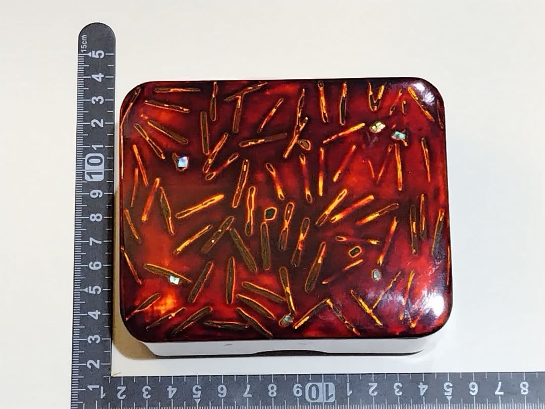 伝統工芸 若狭塗 螺鈿 小箱 慶州（本間慶一郎 氏） 美術品