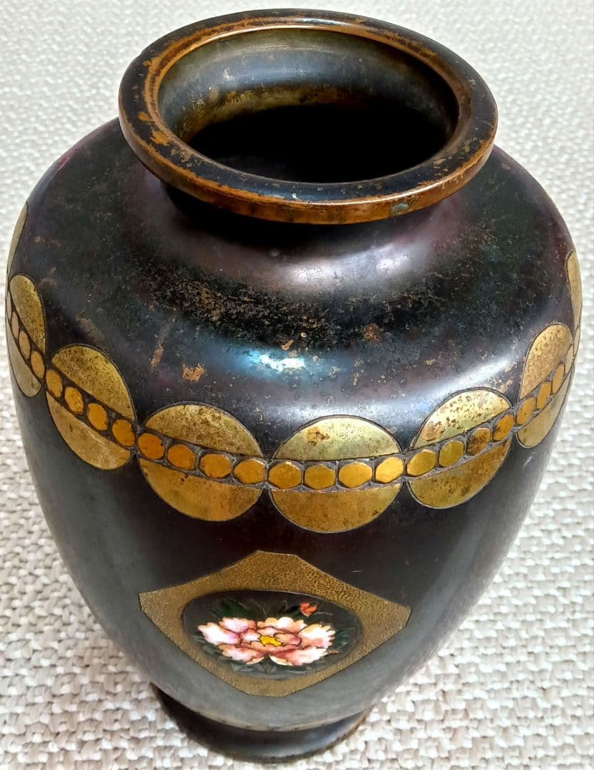 つぼ 花瓶 七宝焼 アンティーク コレクション - メルカリ