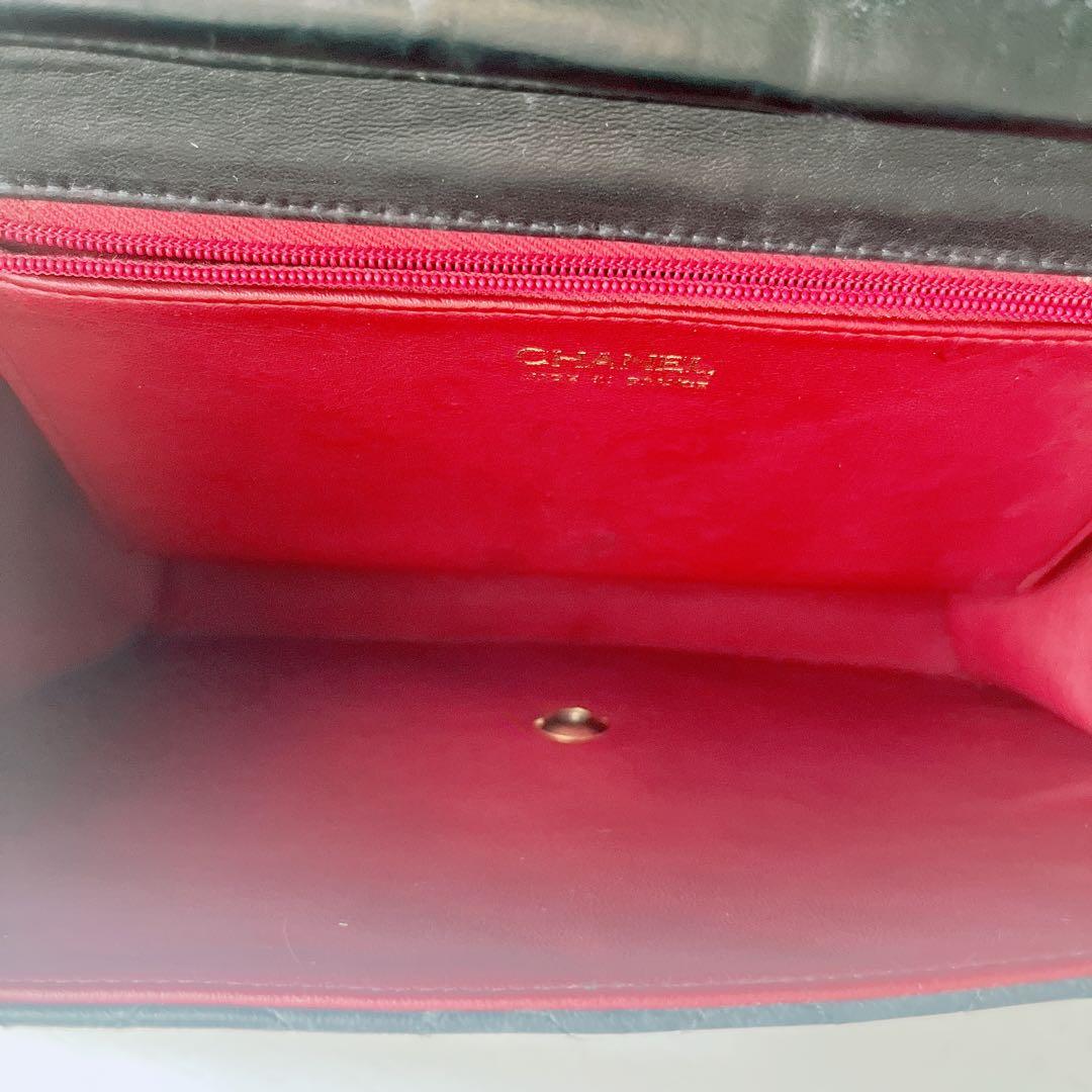 最終価格　CHANELシャネルマトラッセラムスキンショルダーバッグ