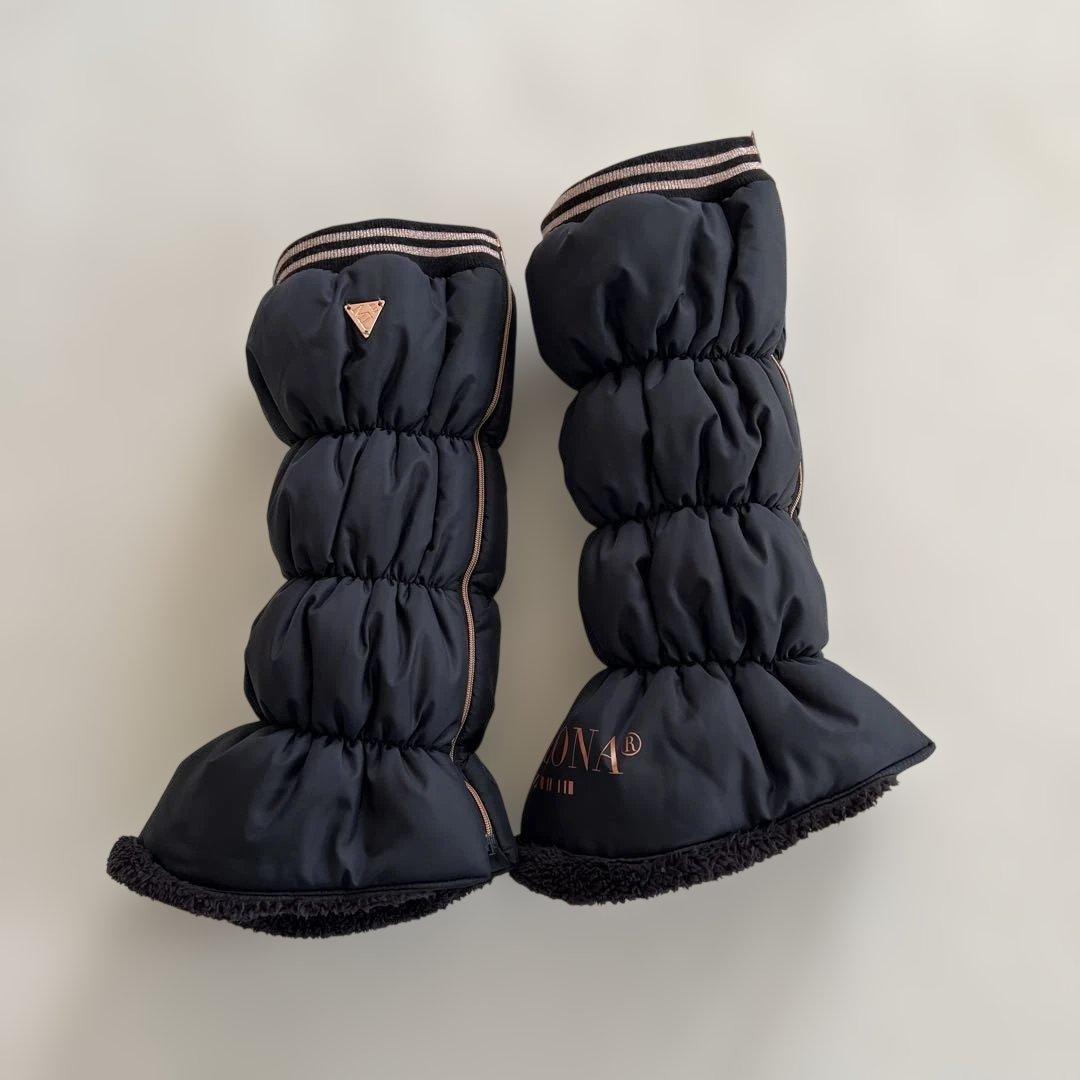 マーク&ロナ　コード　レッグウォーマー　ブラック