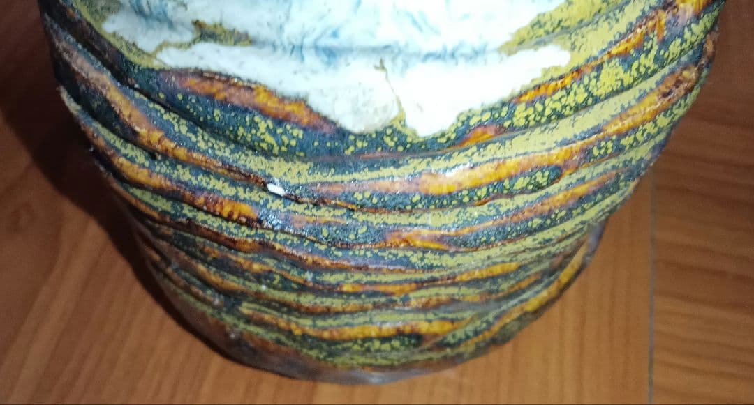 和子銘 花瓶 異型 花器 花入れ 陶器 華道具 茶道具 レア