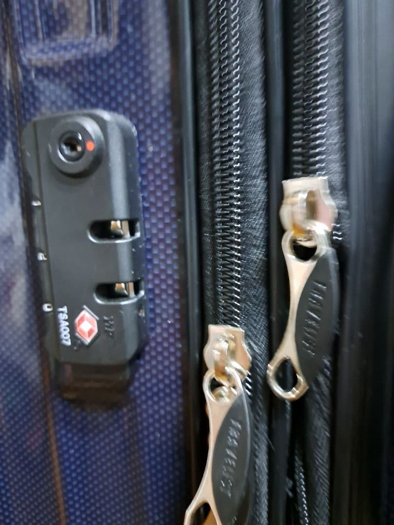 ネイビー ストライプ 中型キャリーケース [テラさん専用]