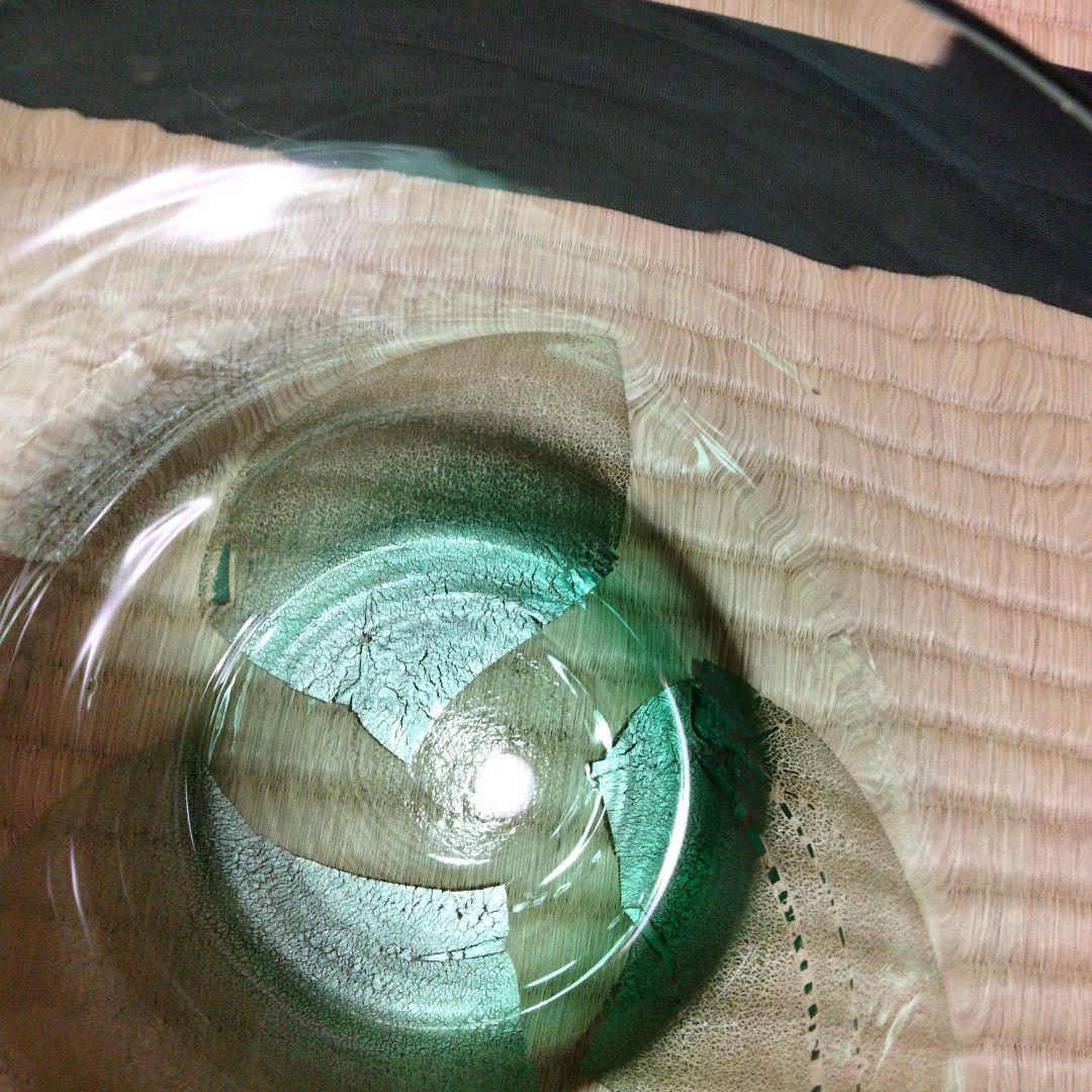 宗華様専用 義山水指 切箔＋源氏香夕顔夏茶碗＋茶杓「