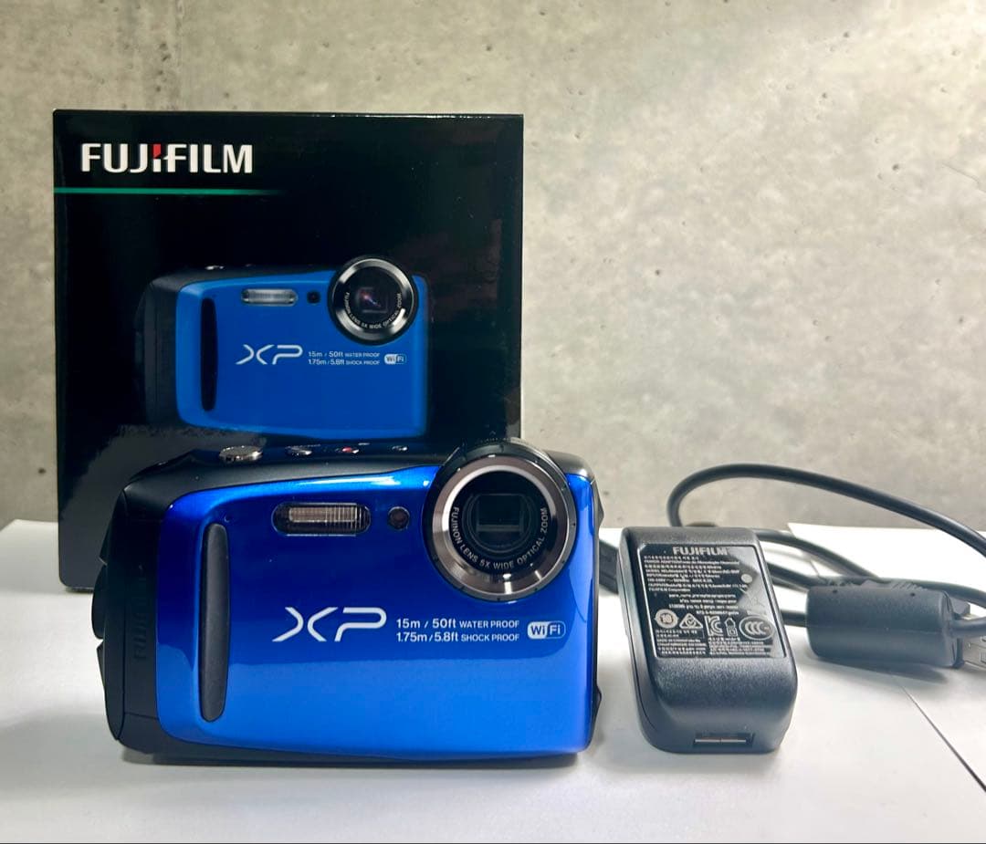 金ちゃん様専用FUJIFILM FINEPIX XP90ブルー防水デジカメ