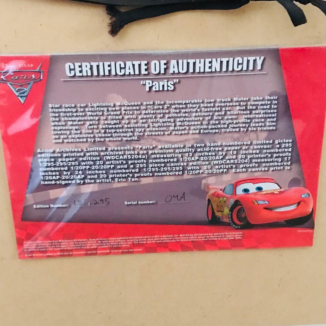 オールドディズニーCARS Paris