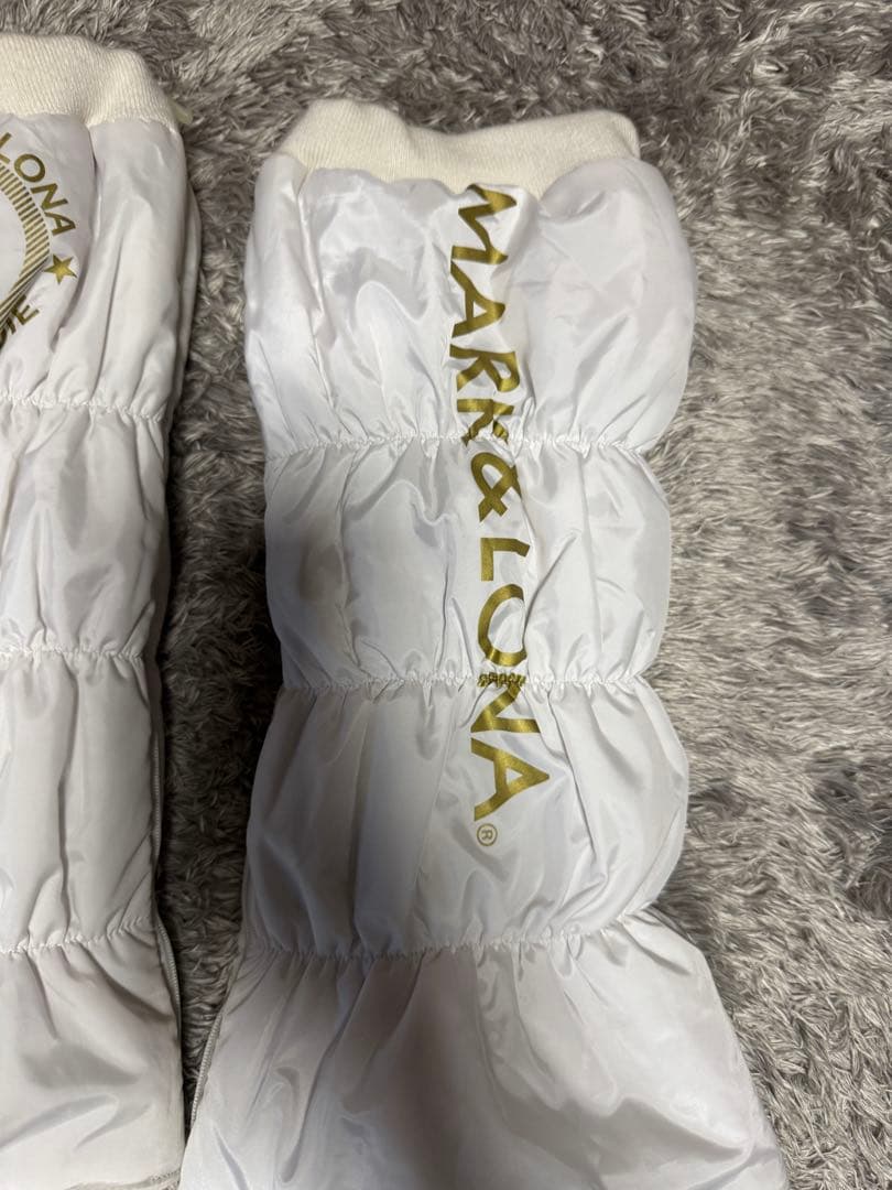 MARK & LONA レッグウォーマー　ホワイト