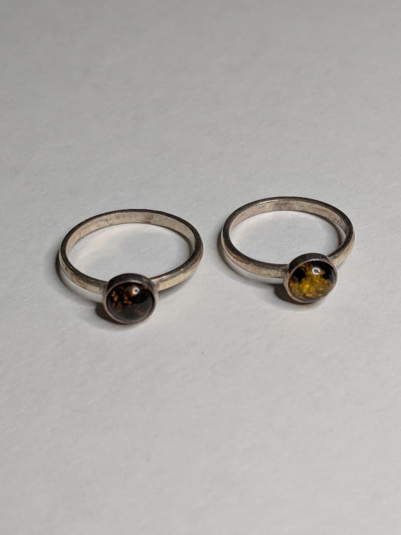 琥珀 シルバー 925 リング まとめ売り ヴィンテージ