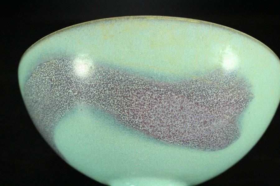 中国美術 鈞窯 碗 φ13cm(K-YC360)