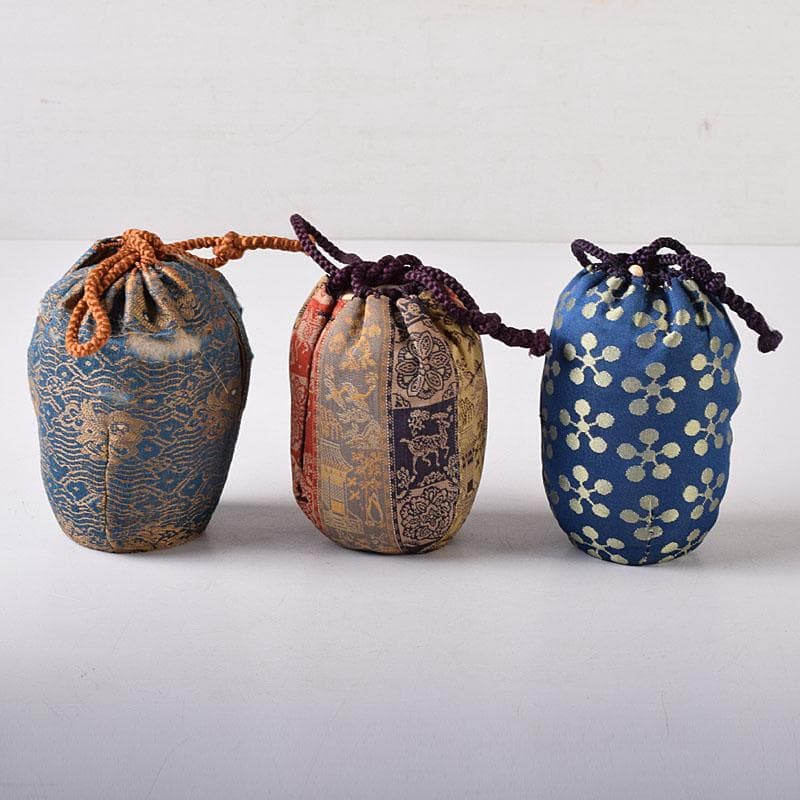 すみれ様専用 織部焼 瀬戸焼 肩衝茶入 2点 仕覆3点