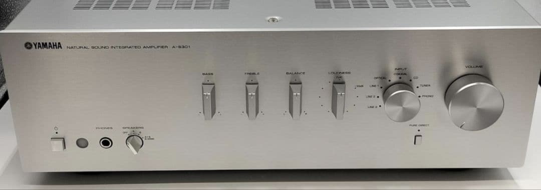 □【リモコン・取説付】YAMAHA A-S301プリメインアンプ