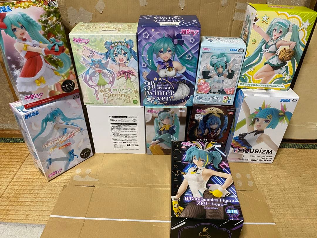 開封済み 初音ミク プライズ フィギュア まとめ売り