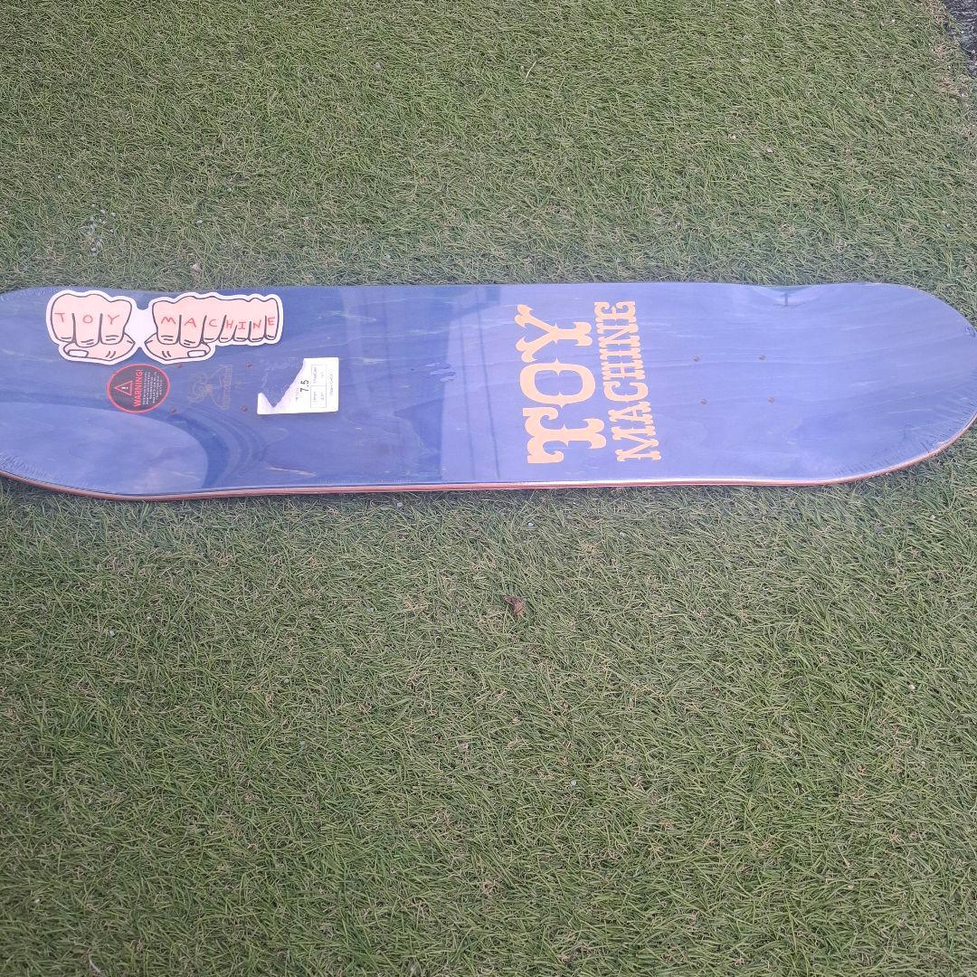 【新品未使用】TOY MACHINE スケートボードデッキ 7.5×30.87