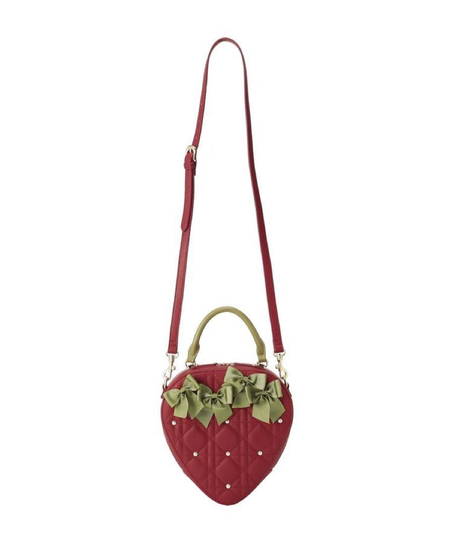 新品タグ付き★メゾンドフルール★今季いちごショルダーバッグ2wayオンライン完売