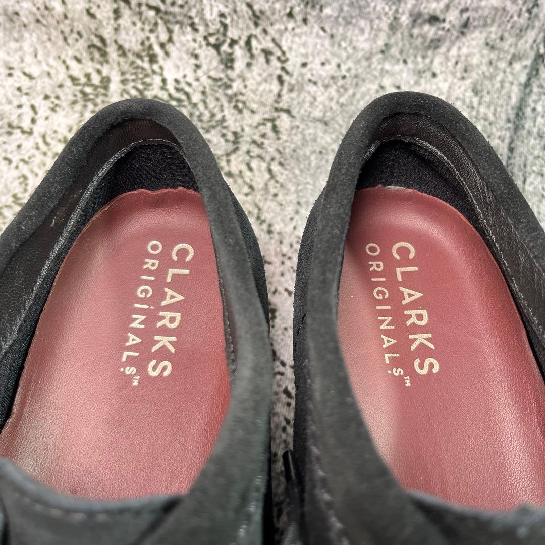 美品 クラークス ワラビー ゴアテックス ブラック ビブラムソール