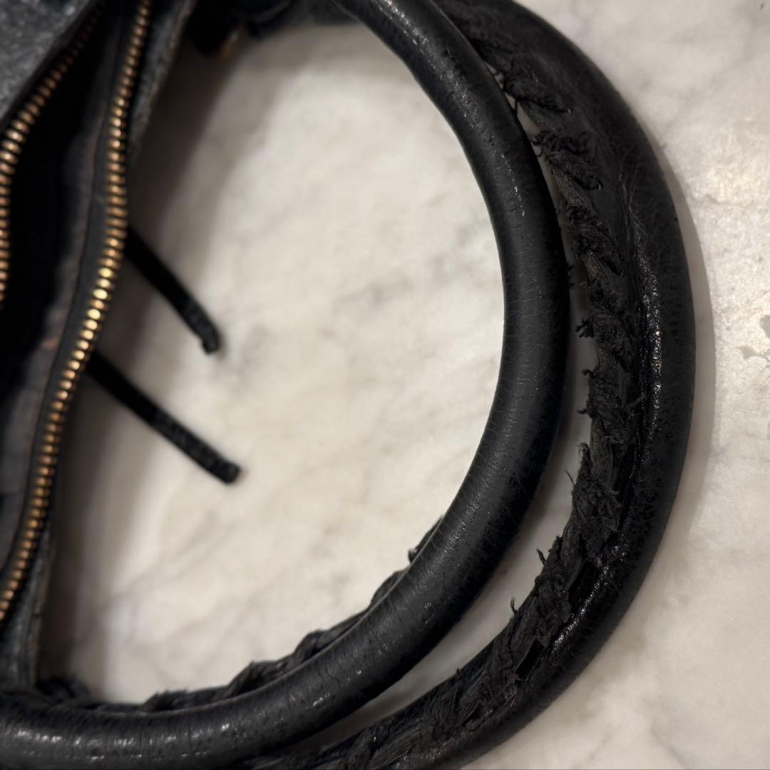 バレンシアガ　クラシックハンドバッグ 小型ミラー付き