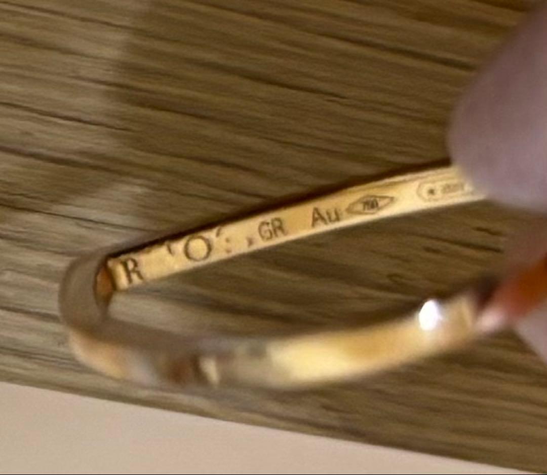 レポシ アンティフェール ハート リング 実寸10.5号