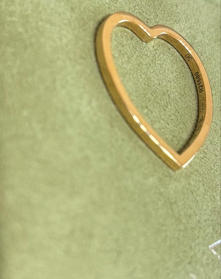 レポシ アンティフェール ハート リング 実寸10.5号