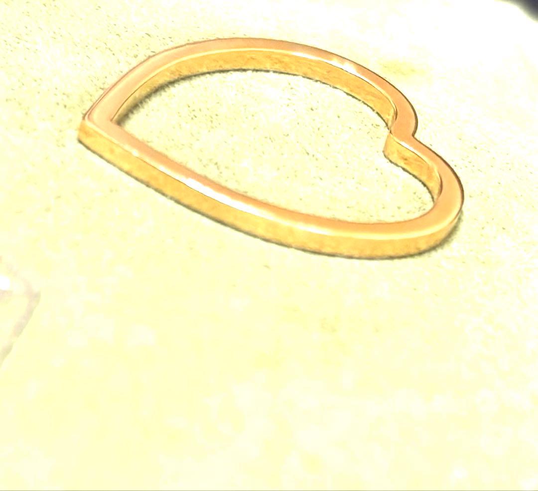 レポシ アンティフェール ハート リング 実寸10.5号