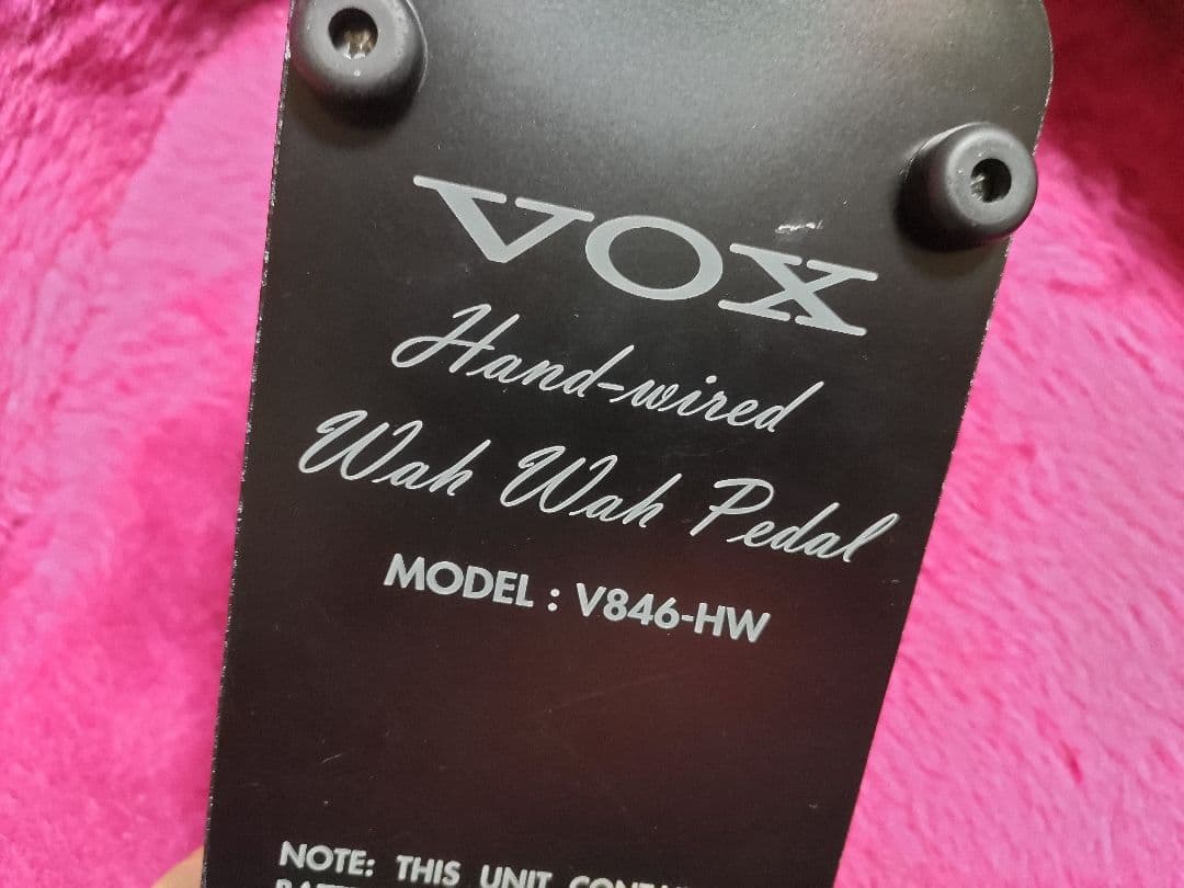 ギター VOX V846-HW Hand wired Wah Pedal