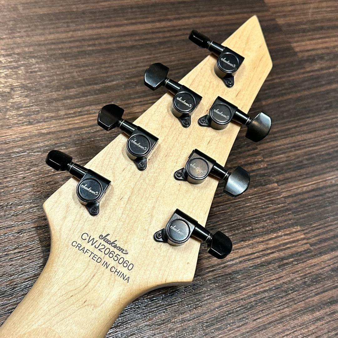 Jackson JS 22-7 satin black ジャクソン　7弦ギター