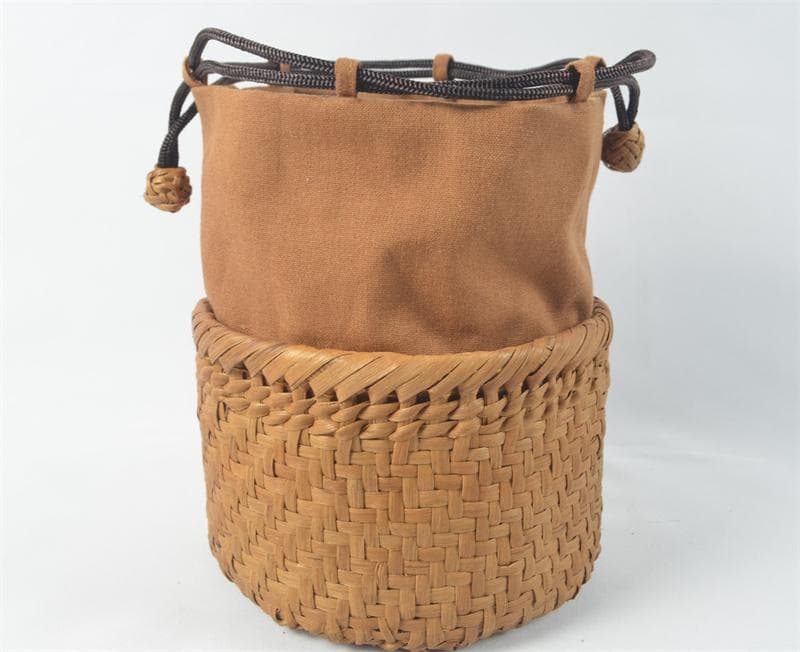 山葡萄 御幸篭 巾籠　野点篭　浴衣　巾着　かごバッグ　伝統工芸品　手提げ　手作り