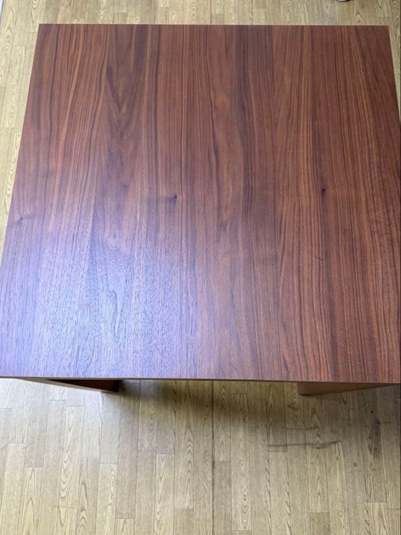 〈momo〉unico ブラウン木製ダイニングテーブル