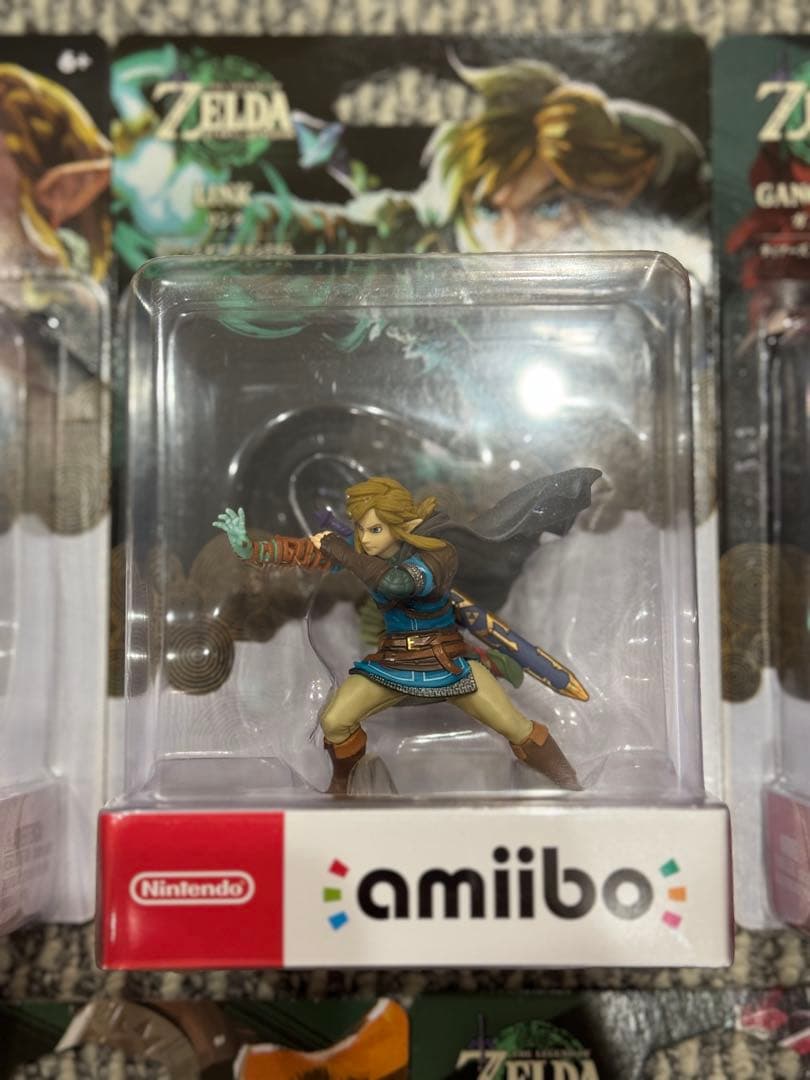 【ゼルダamiibo】フィギュア 7体セット【ティアーズ オブ ザ キングダム】