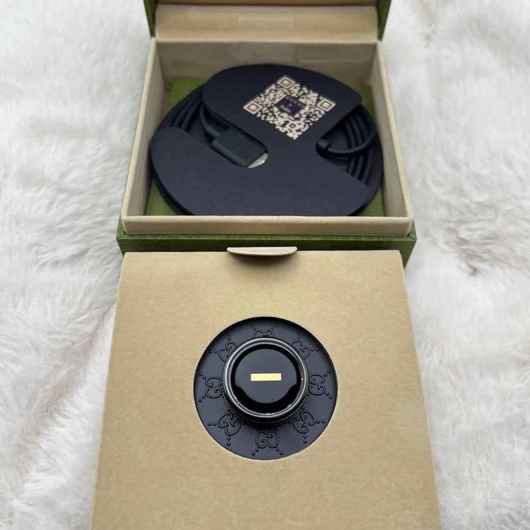 未使用保管品✨GUCCI×Oura スマートリング 黒金　18号