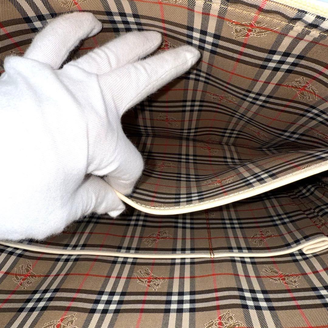 ✨美品✨Burberrys バーバリーズ 2WAY ブリーフケース アイボリー