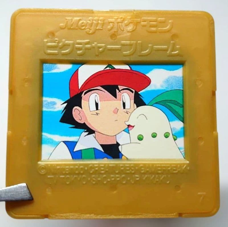 Meiji ポケモン ピクチャーフレーム　サトシ　チコリータ 明治 ポケモン ピクチャーフレーム サトシ チコリータ｜Yahoo!フリマ