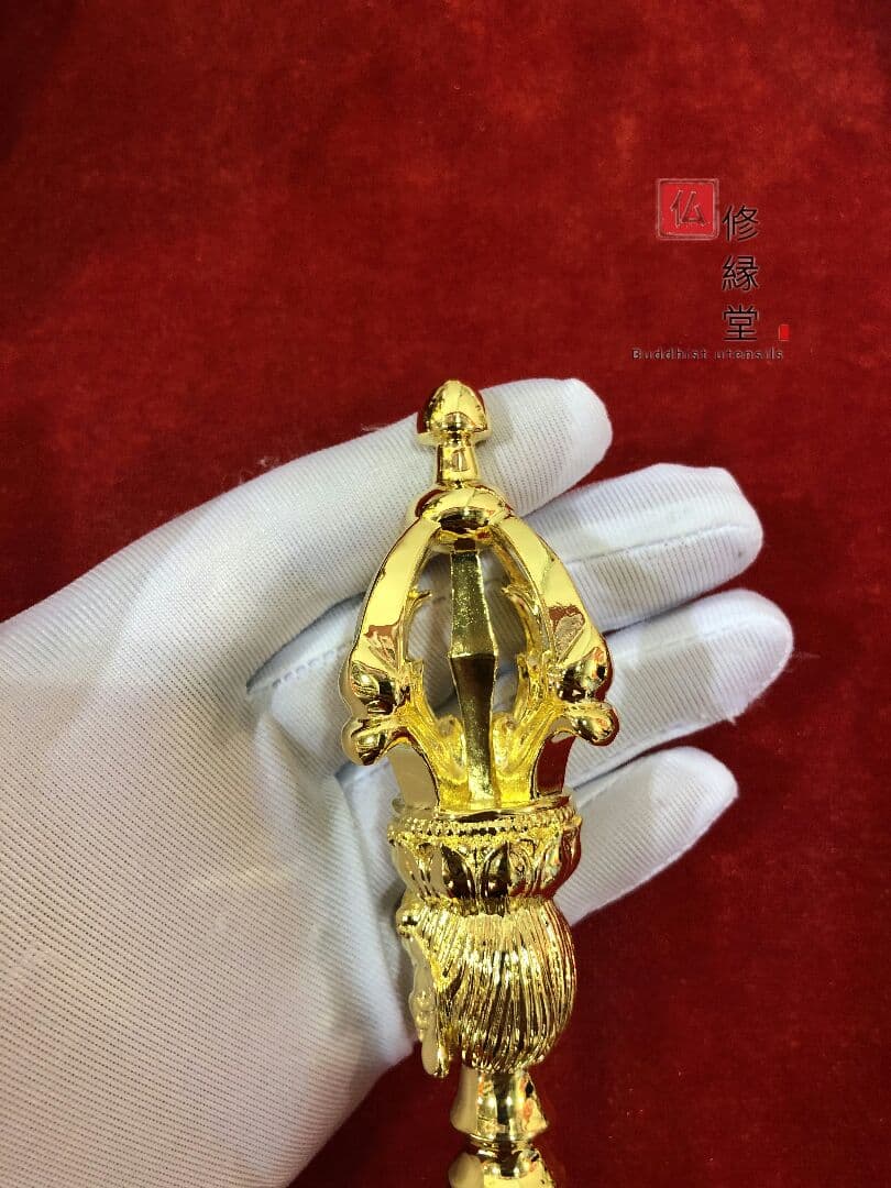 密教法具 法器 川派穢迹 金剛杵 寺院用 真鍮製 密教法具 真鍮製 1383401868