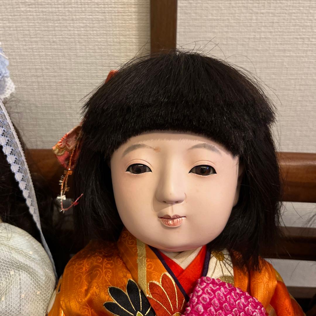 市松人形 昭和初期 アンティーク 無記銘