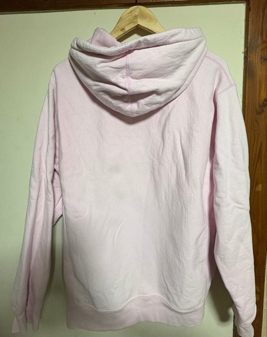 Supreme シュプリームパーカー バンダナボックスロゴ ピンク Lサイズ