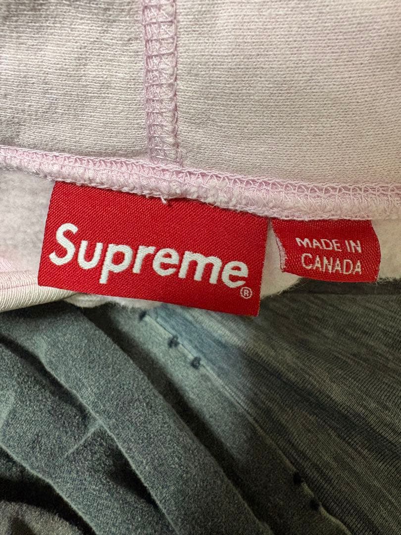 Supreme シュプリームパーカー バンダナボックスロゴ ピンク Lサイズ