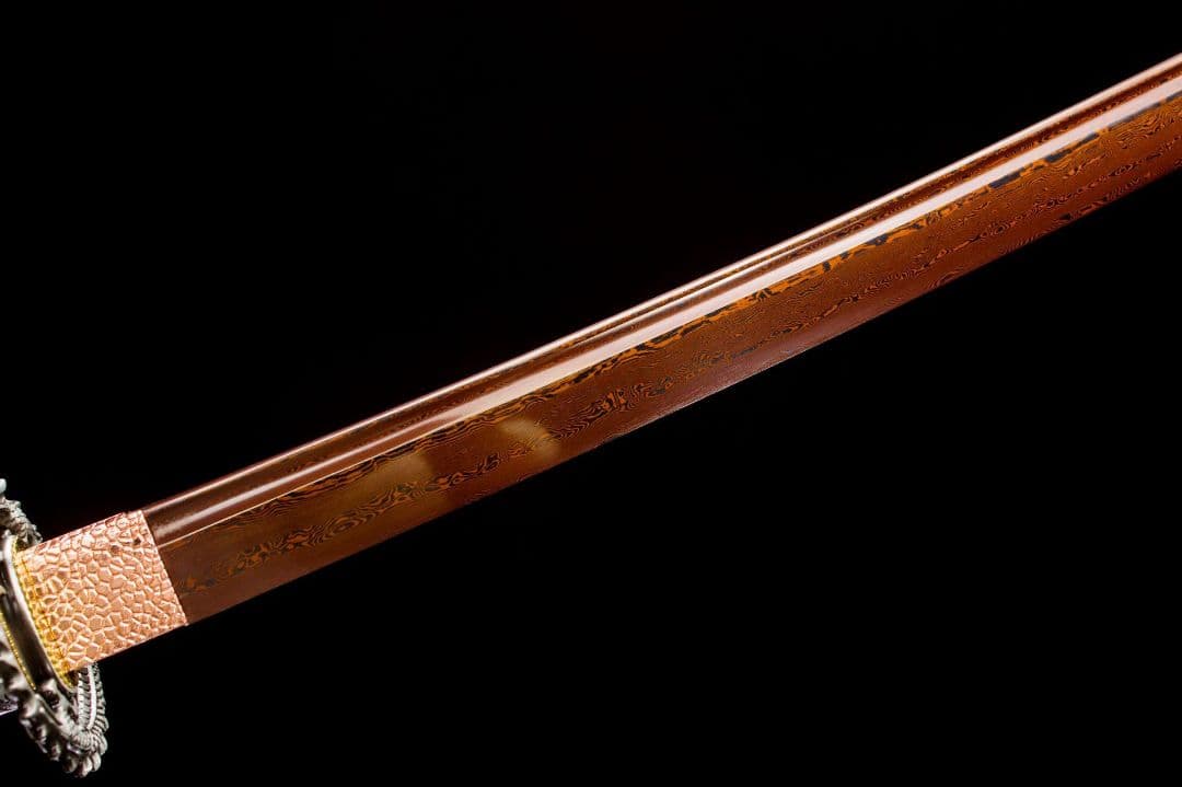 1047-武具 刀装具 日本刀　模造刀 居合刀 武士道 武蔵 鑑賞用 手鍛造打