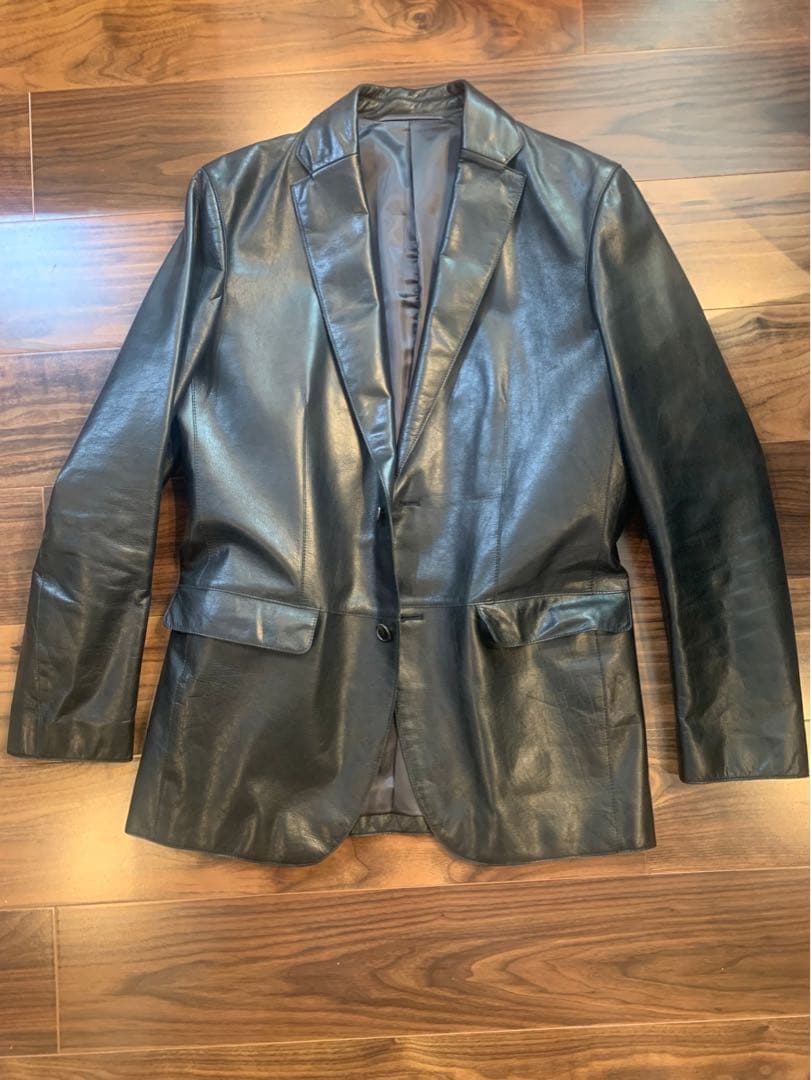 美品】ユナイテッドアローズ 羊革 シングルライダース レザー