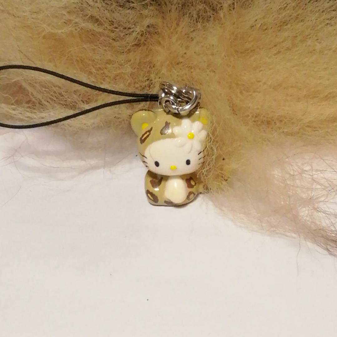 ハローキティ ヒョウ柄 ストラップ　2004年　Ayuバージョン
