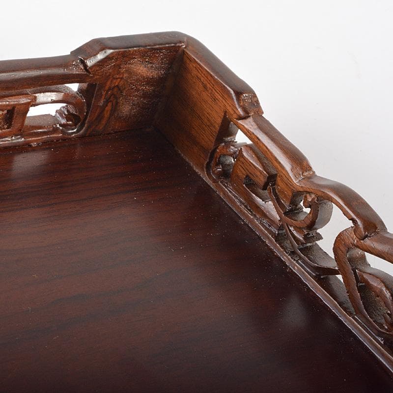 煎茶道具 唐木製 煎茶盆 香盆 火道具 七つ道具 香箸 銀葉挟